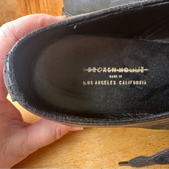 Broken Homme Michael Oxford Black leather Shoe main image 4